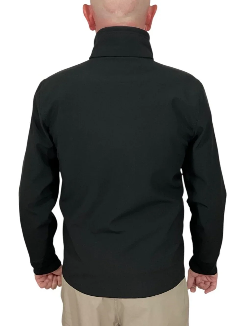 Banana Republic Softshell Jacket S Black Mockneck Preppy Fall Fashion